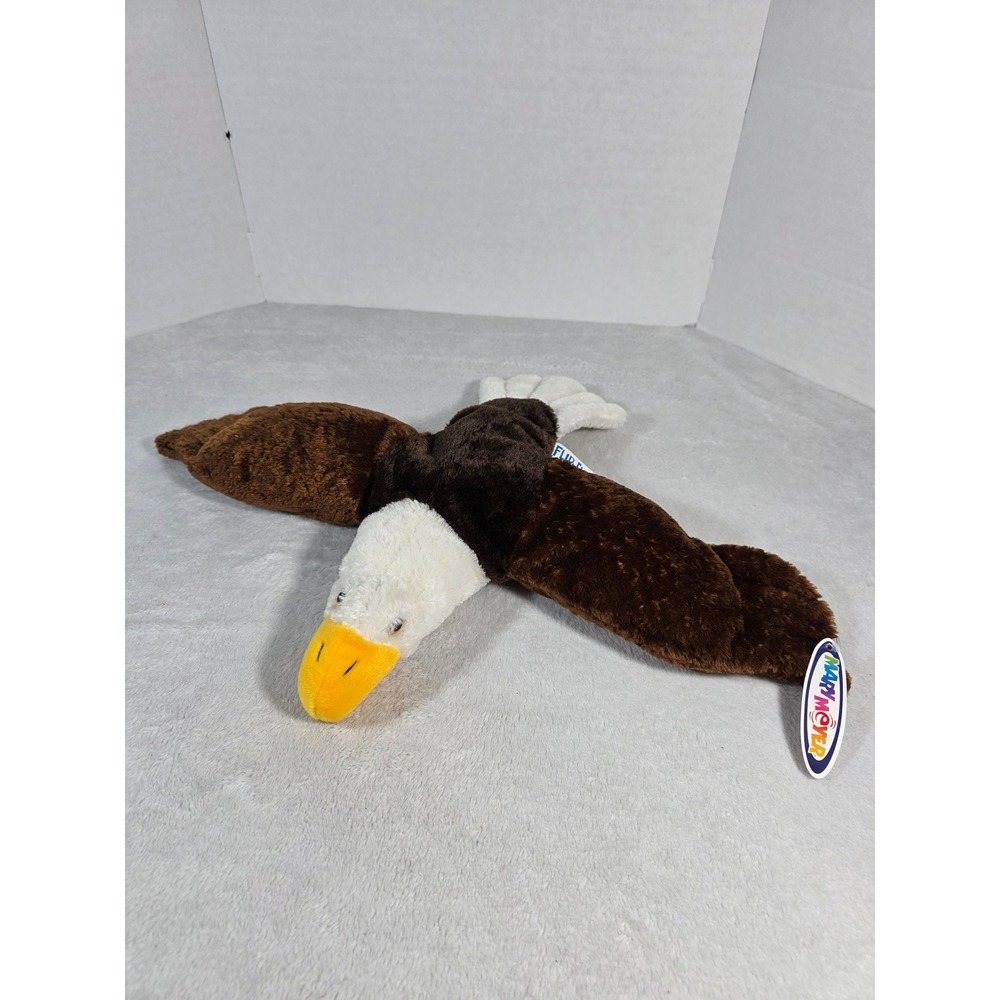 Mary Meyer Flip Flops Bald Eagle Plush Stuffed Animal Bird Brown White 2002 NWT